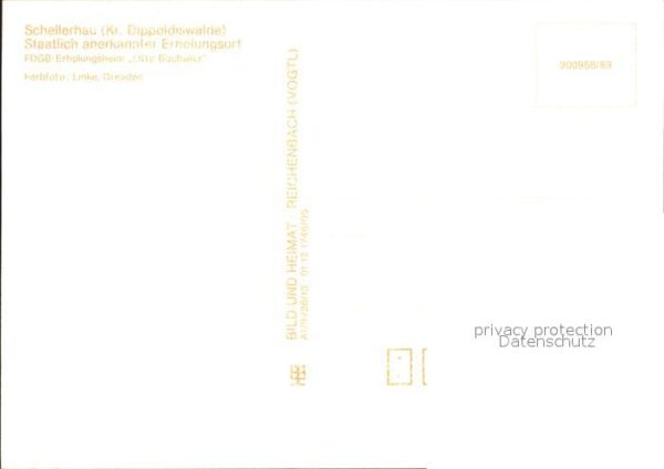 Schellerhau FDGB Erholungsheim Otto Buchwitz – Bild 2