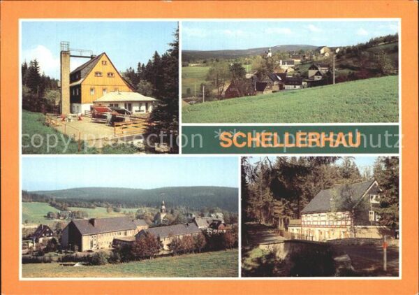 Schellerhau Frienheim Richtkrone Panorama mit Kahle
