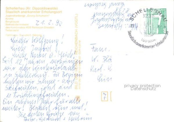 Schellerhau Jugendherberge Georg Schumann Kirche Be – Bild 2