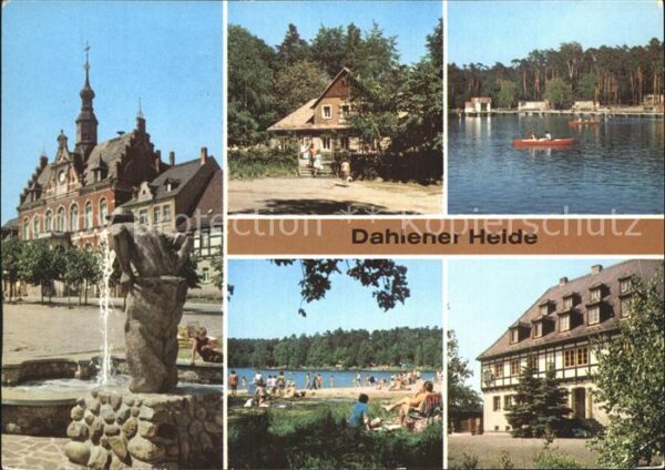 Dahlener Heide Rathaus Brunnen Konsumgaststätte Hospit