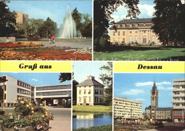 Dessau-Rosslau Stadtpark Schloss Mosigkau Bauhaus Schl