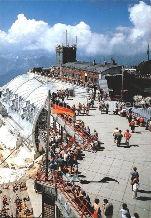 Zugspitze Münchnerhaus mit Wetterwarte Aussichtst