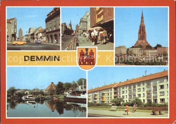 Demmin Mecklenburg Vorpommern Clara Zetkin Str Kaufhaus Magnet Markt