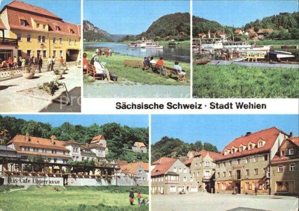 Wehlen Sachsen Karl Marx Platz Liegewiese Fähre Anlege
