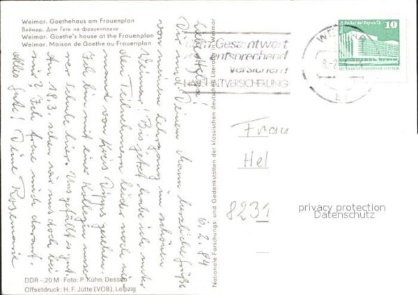Weimar Thueringen Goethehaus am Frauenplan – Bild 2