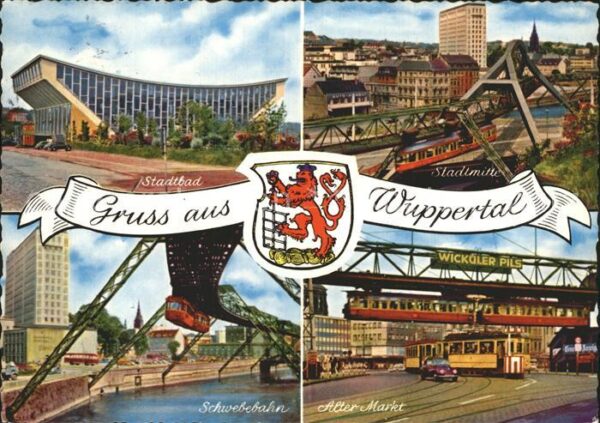 Wuppertal Stadtbad City Schwebebahn Alter Markt