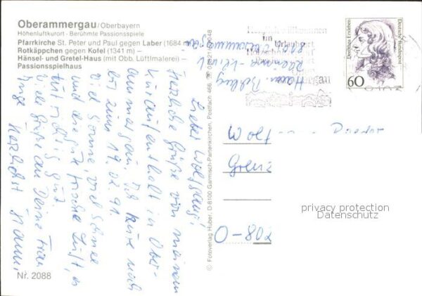 Oberammergau Pfarrkirche St Peter und Paul Rotkäppch – Bild 2