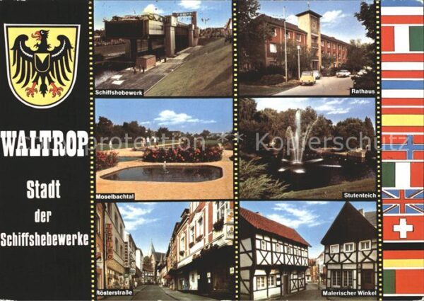 Waltrop Schiffshebewerk Rathaus Moselbachtal St