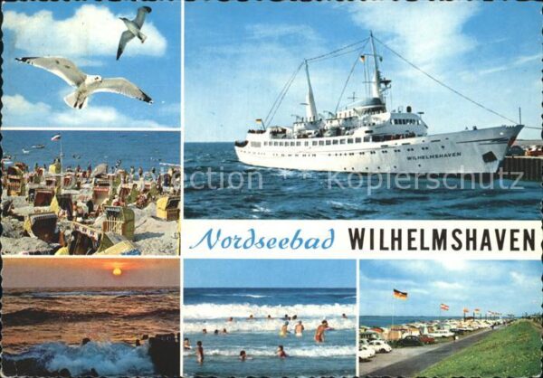 Wilhelmshaven Strand Passagierschiff Wilhelmshaven Ba