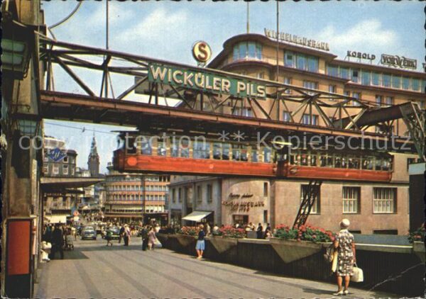 Wuppertal Döppersberg Schwebebahn