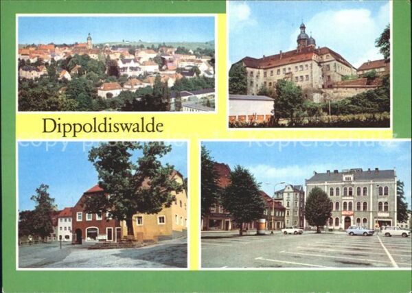 Dippoldiswalde Osterzgebirge Teilansicht Schloss Karl Marx Platz PdF