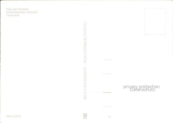 Dippoldiswalde Osterzgebirge PdF Kreiskulturhaus Parksäle Teilansich – Bild 2