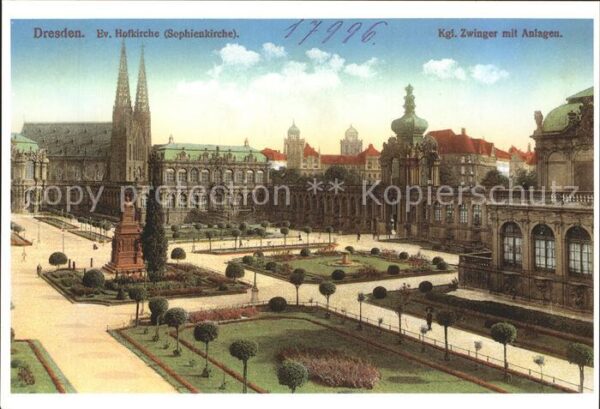 Dresden Ev Hofkirche Sophienkirche Kgl Zwinger