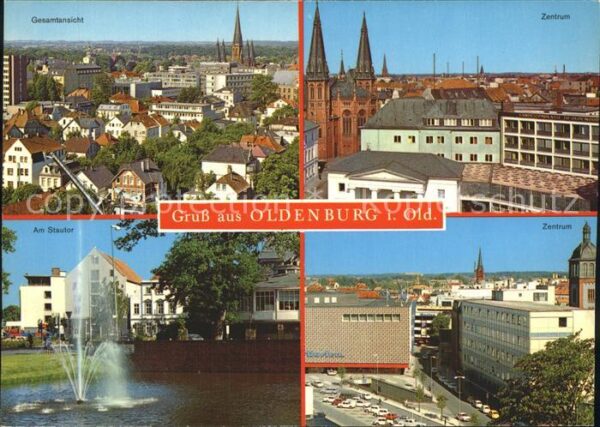 Oldenburg Niedersachsen Gesamtansicht Zentrum Am Stautor Zentru