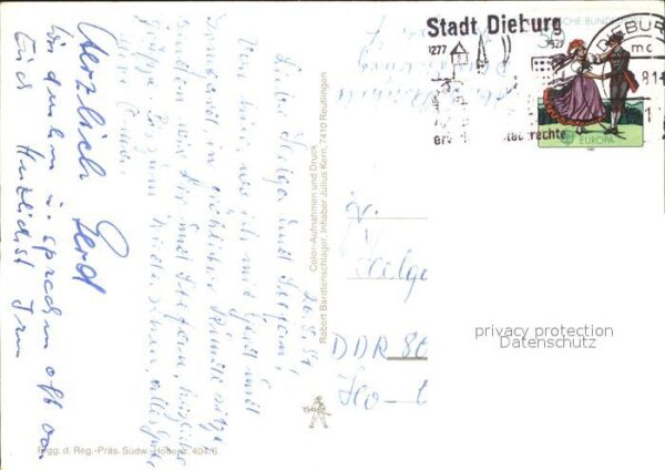 Otzberg Odenwald Brunnen Fliegeraufnahme Mühle Teilansic – Bild 2
