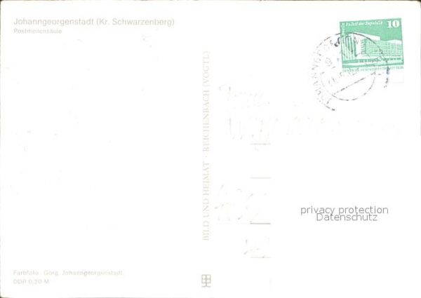 Johanngeorgenstadt Postmeilensäule – Bild 2
