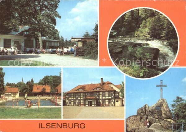 Ilsenburg Harz Gaststätte Plessenburg Ilsenfälle Bad F