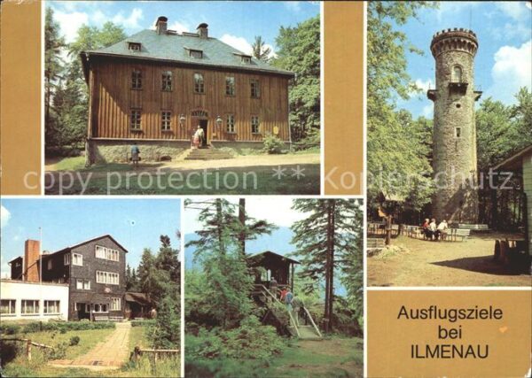 Ilmenau Thueringen Jagdhaus Gabelbach Schöffenhaus Hermann