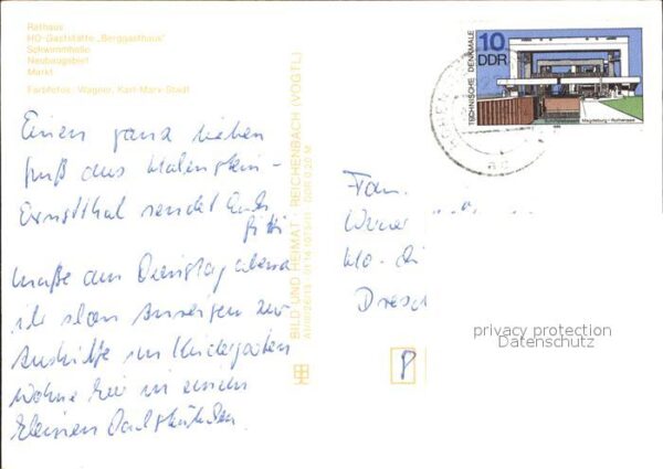 Hohenstein-Ernstthal Rathaus HO Gaststätte Berggasthaus Schw – Bild 2