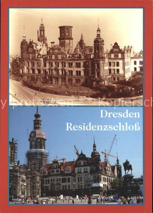 Dresden Residenzschloss nach der Zerstörung 194