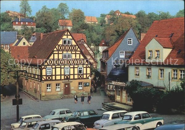 Hohnstein Saechsische Schweiz Marktplatz