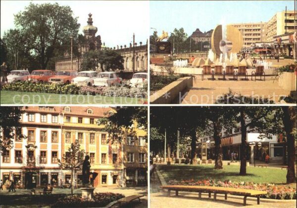 Dresden Zwinger Neustädter Markt Strasse der Be