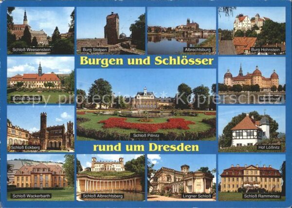 Dresden Schloss Weesenstein Diesbar Eckberg Wac