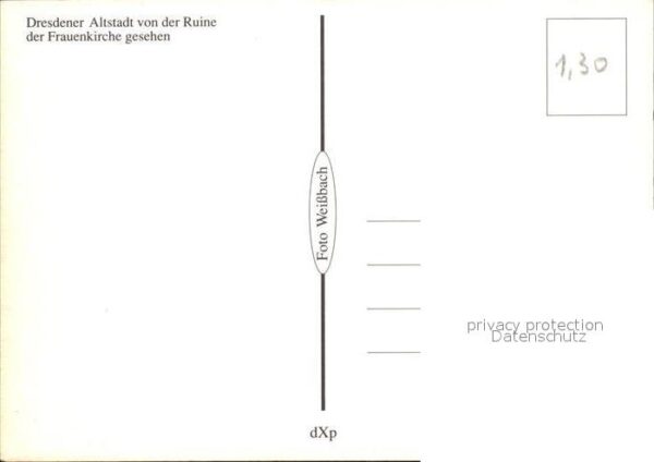 Dresden Dresdner Altstadt Blick von der Ruine d – Bild 2