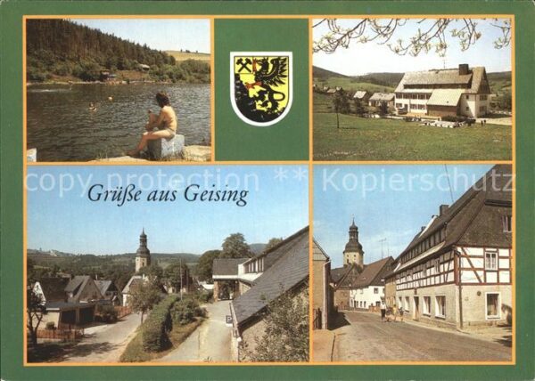 Geising Erzgebirge Freibad Hüttenteich Betriebsferienheim