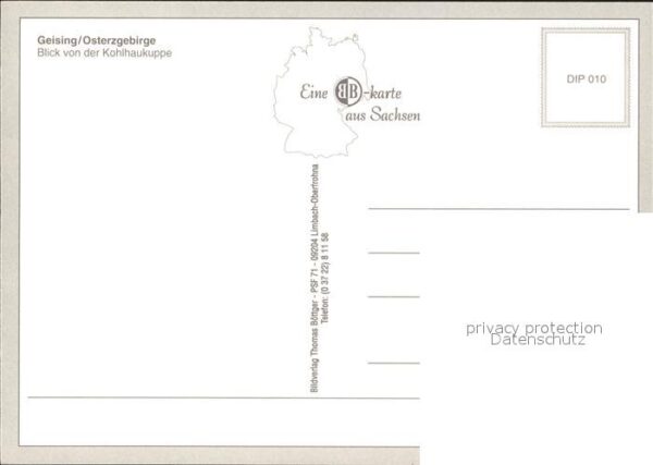 Geising Erzgebirge Blick von der Kohlhaukuppe – Bild 2
