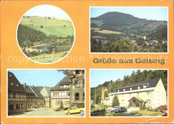 Geising Erzgebirge Stadtbad Hüttenteich Teilansichten Erho
