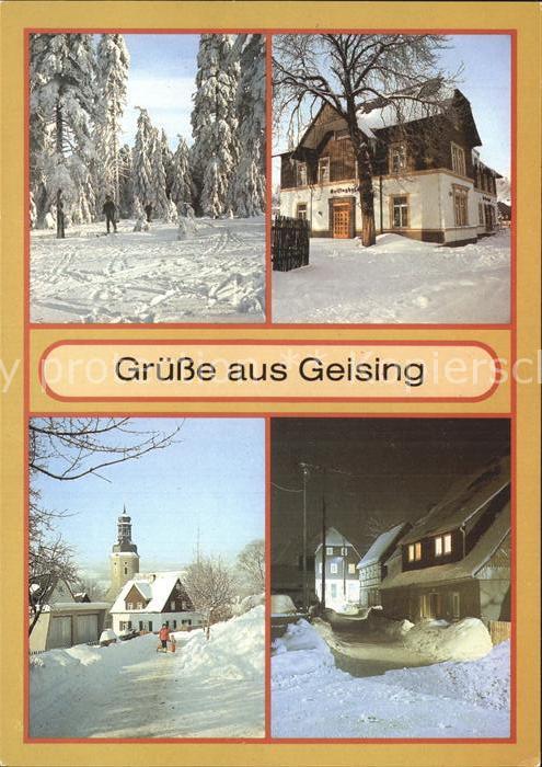 Geising Erzgebirge Winterlandschaft HO Hotel Geisinghof Te