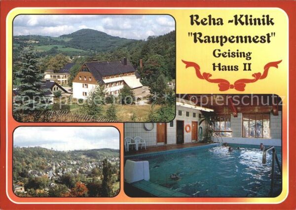 Geising Erzgebirge Rehaklinik Raupennest Haus II Hallenbad