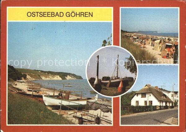Goehren Ruegen Am Südstrand Museumsschiff Luise Strand