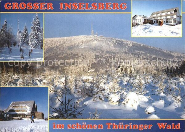 Grosser Inselsberg Total Skipiste Gasthäuser