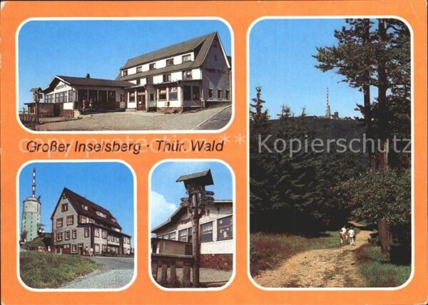 Grosser Inselsberg Berggasthof Stöhr Jugendherberge Theo N