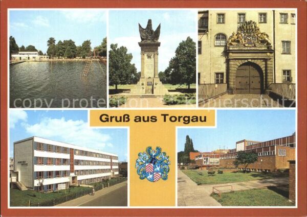 Torgau Strandbad Denkmal der Begegnung Schloss