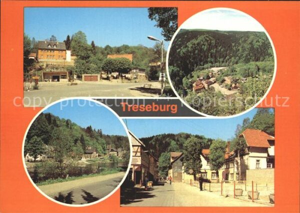 Treseburg Harz HO Restaurant Cafe Burgstieg Weisser Hi