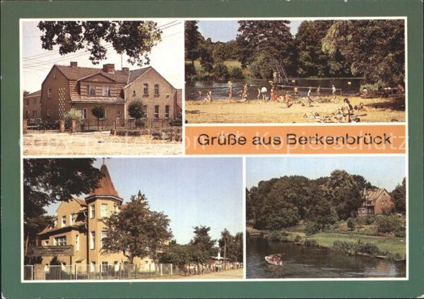 Berkenbrueck Fuerstenwalde Ferienheime des VEB Fürstenwalde Badest