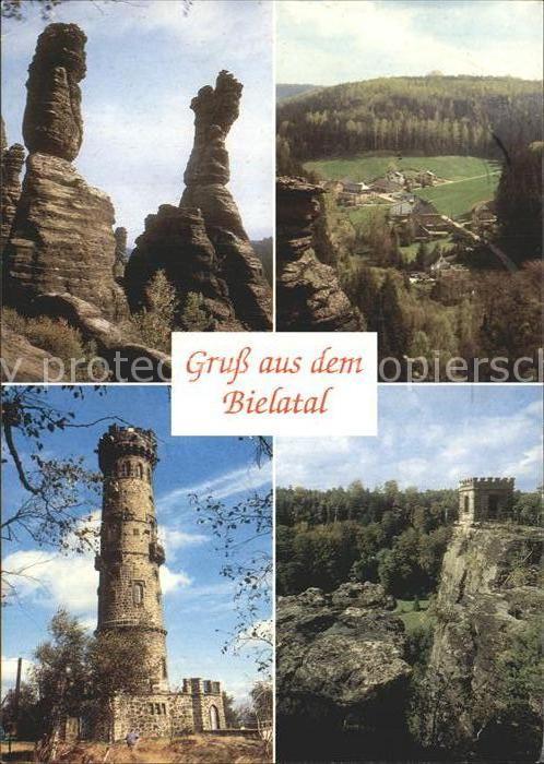 Bielatal Herkulessäulen Ottomühle Dachsensteinba