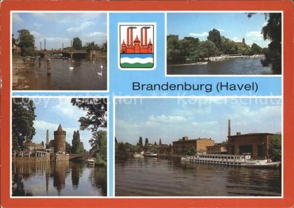 Brandenburg Havel Jahrtausendbrücke Havel Salzhofufer Ste