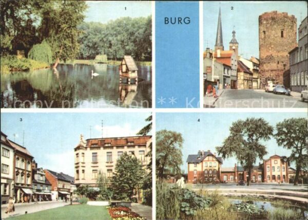 Burg Magdeburg Flickschupark Berliner Tor Platz der Op