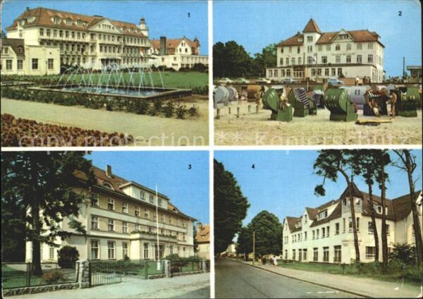 Kuehlungsborn Ostseebad FDGB Erholungsheime Georgi Dimitroff Jo