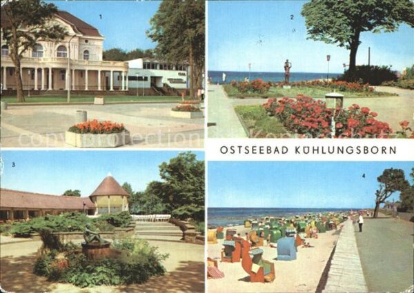Kuehlungsborn Ostseebad Meerwasserschwimmhalle Strand Promenade
