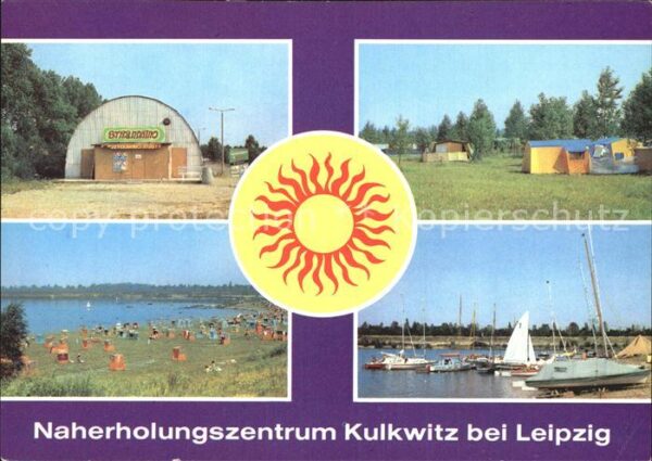 Kulkwitz Strandkino Campingplatz Strand Segelhaf