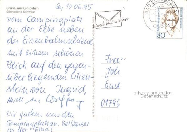 Koenigstein Saechsische Schweiz Stadt und Festung – Bild 2