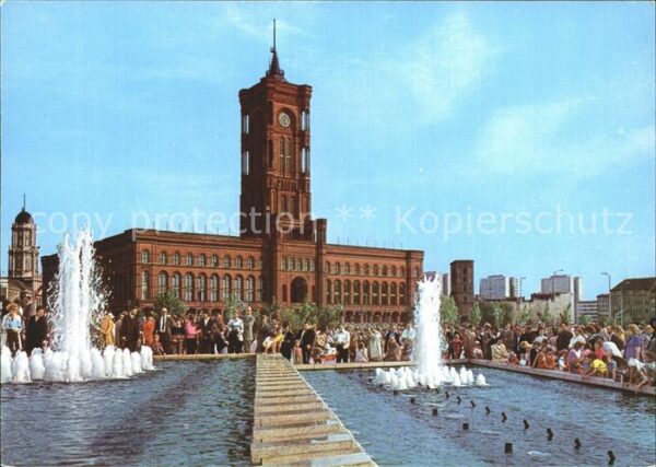 Berlin Rathaus Wasserspiele