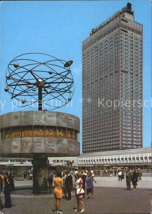Berlin Weltzeituhr Alexanderplatz