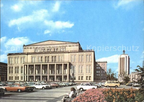 Leipzig Opernhaus Karl Marx Platz