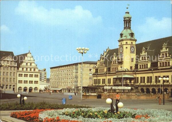 Leipzig Markt und Altes Rathaus